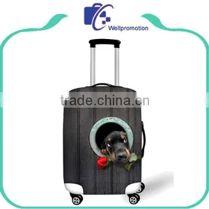 Colorful Custom Polyester Travel Luggage Cover Protector thumbnail-4