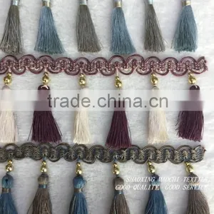 2015 New Fringe 2 Colours Fringes With Golden Crystal for Curtains thumbnail-2