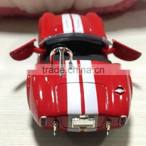 Die Cast Car 1 32 Scale Alloy Model Car Shelby Cobra With Light Sounds Wholesale Diecast Cars Custom Logo thumbnail-2