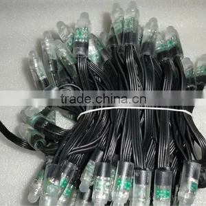 BLACK Wire IP68 DC12V Input 12mm Through-hole LED RGB Dump Node;100pcs a String thumbnail-3
