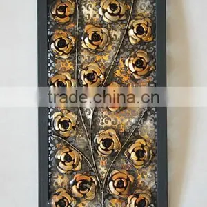 Metal Flower Wall Art thumbnail-1