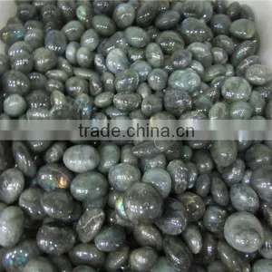New Arrival Customed Blue Labradorite Quartz Crystal Eggs Natural Rough Crystal thumbnail-3