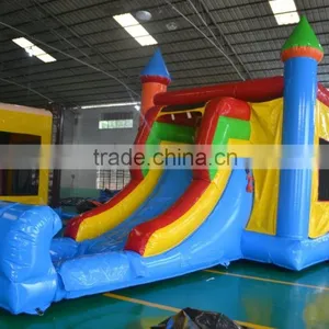 2016 New Design China Sunjoy Inflatable Combo Castle Combo With Slide Multicolorfor Sale Outdoors thumbnail-4