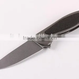 OEM Carbon Handle Folding Knife With D2 Blades thumbnail-1