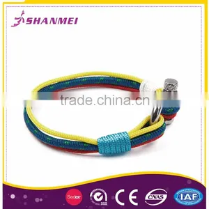 Strict Time Control Manufacturer Different Color Custom Rope Bracelet thumbnail-2