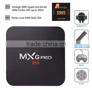 Best Price MXG Pro 4k Amlogic S905 Quad Core TV BOX Andorid 5.1 tv Box MxG thumbnail-6