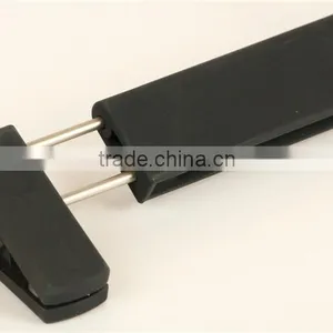 Black Clip Style Plastic Mens Short Pants Hangers Cheap thumbnail-5