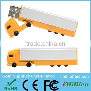 Semi-Trailer Truck USB Flash Drive / Cargo Truck USB Flash Drive / Container Truck USB Flash Drive thumbnail-1