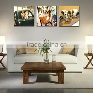Chinese Modern Wall Hanging Abstract Canvas Dog Oil Painting thumbnail-2