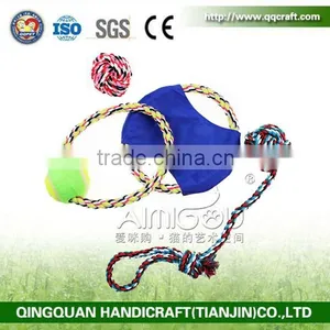 QingQ Factory Pet Puppy Dog Cotton Rope Chew Teeth Cleanning Toys thumbnail-3