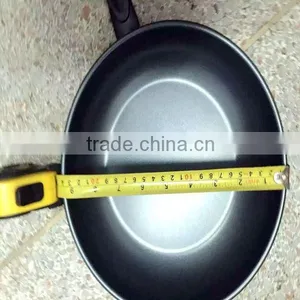 Forged Aluminum Granite Stone Coating Frying Pan / Chinese Frying Pan thumbnail-2