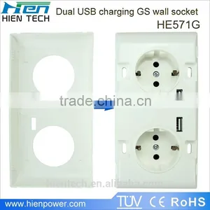 2 Way European Power Cords & Extension Socket thumbnail-1