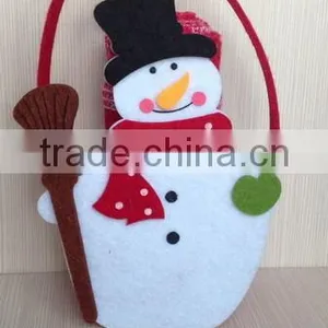 Handmade Cute Kids Xmas Santa Felt Bags for Gift thumbnail-1