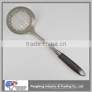 Top Quality Stainless Steel Slotted Ladle With PP Handle thumbnail-1