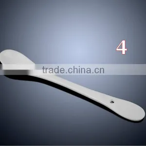Whole Sale White Customer Design and Logo Print Ceramics Spoon thumbnail-5