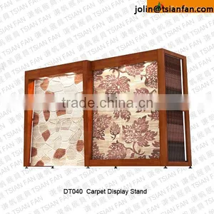 DT040 Carpet Sample Display Rack / Carpet Display Rack Stand /customized Carpet Rack thumbnail-1