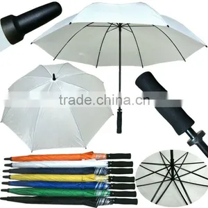 28inch Cheap Solid Strong Windproof Golf Wholesale Umbrella thumbnail-1