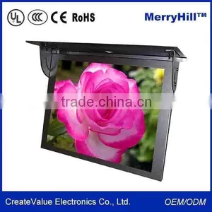 LCD Video Screen 10" 12" 15" 17" 19" 22" Roof/Ceiling Mounting Car Monitor thumbnail-5
