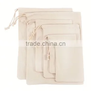 Cheap Customized Muslin Flannel Jewelry Drawstring Bags thumbnail-1