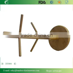DT004/Eco-friendly Tree Shape Bamboo Jewelry Accessory Utensil Holder Stand Rack thumbnail-3