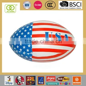 Custom Soft Rugby Toy by PP Cotton and PVC Leather Material thumbnail-4