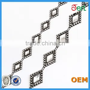 Wholesale Glass Plastic Banding Trimming for Overall Decoration in China thumbnail-1