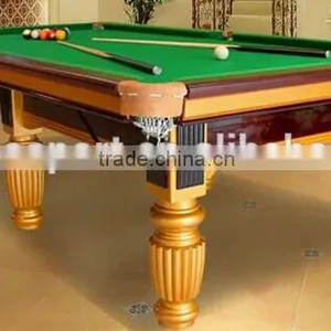 Slate+MDF Billiard Table, Auto Ball Return System Pool Table, OEM+ODM Billiard Table With Metal Adjusted Leg Level thumbnail-2