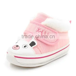 2016 New Style Kids Shoes Baby Girls Lovely Soft Bottom Winter Warm Shoes Cotton Shoes thumbnail-1