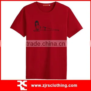 Mens Custom Printed T-Shirt Cotton T-shirt Short Sleeve T-shirt thumbnail-1