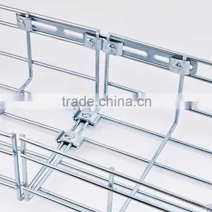Professional RoHS Certificated Electrical & Network Cabling Wire Mesh Cable Tray thumbnail-3