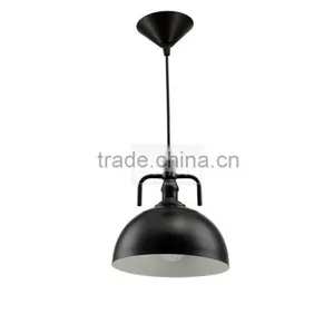 Edison Metal Vintage Lamp Iron Orb Chandelier Rustic Hemp Rope Pendant Light thumbnail-2