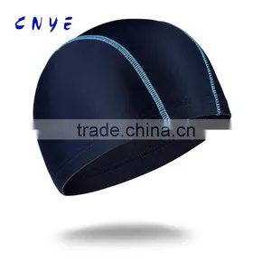 CNYE Fashion Swimming Caps for Men Nylon Pure Color Caps Breathable and Comfortable OEM/ODM Wholesale Cheap Price thumbnail-3