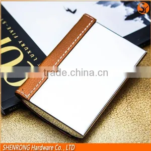 Black Blocking RFID PU Leather Credit Card Case and Business Name Card Holder With Customized Engraving LOGO thumbnail-4