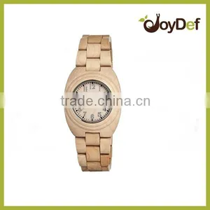 New Arrival 2016 Hot Selling Handmade Fashion Wood/bamboo Watch With Big Face Watch thumbnail-4