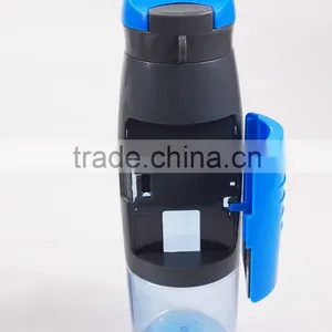 PLASTIC WATER BOTTLE WITH STORAGE COMPARTMENT thumbnail-1