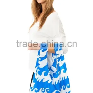 Folding Fold up Reusable Compact Eco Periodic Duty Recycling Use Shopping Bag thumbnail-3