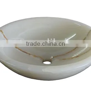 Highest Quality White Marble Sink thumbnail-1
