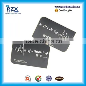 85.5*54*0.35mm Stainless Steel Matte Black Business Card Metal Card thumbnail-5