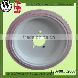 Chinese 2.00x8 Solid Rubber Tire for Aerial Scissor Lift Platform thumbnail-2