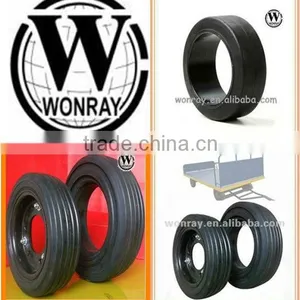 385/65-D22.5 Used Truck Tires, Pneumatic Solid Tire ,rubber Forklift Solid Tire thumbnail-1