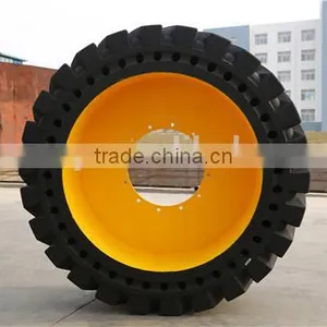 Rims Solid Rubber Tires Solid Loader Tyre 23.5 x 25 thumbnail-2