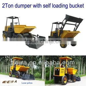 New Style CE 2ton FCY20S Self Loading Electric Mini Site Dumper thumbnail-1