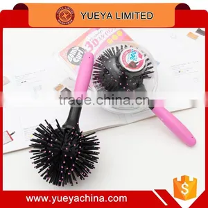 Fashion 3D Hair Curl Comb Ball Shaped Hair Making Comb thumbnail-1