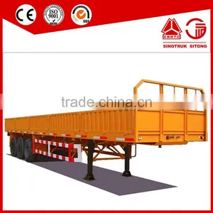 13m 3 Axle 60ton Cargo Side Wall Semi Trailer thumbnail-5