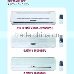Water Split Wall Mounted Fan Coil Unit / Water Cooled Air Conditioner for Air Cooler thumbnail-1