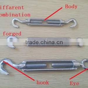 High Quality Galvanized DIN1480 Turnbuckle thumbnail-2