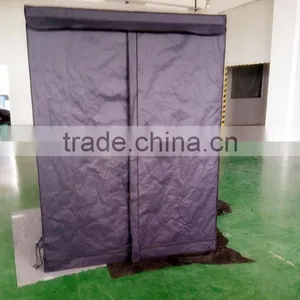 Wholesale Eco-friendly Lightproof Reflective Mylar 600D Plant Grow Room Grow Box Grow Tent Indoor 150X150X200 CM thumbnail-1
