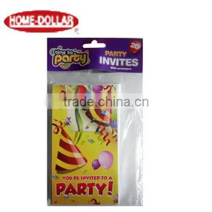 20Pcs Paper Folding Cartoon Invitation Card for Party and Wedding Sets thumbnail-1