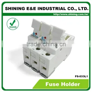 FS-033L1 Embedded Indicator 110V 32A 3 Pole RT18-32 Ceramic Fuse Holder thumbnail-1