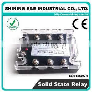 SSR-T25DA-H CE DC AC CE Relay 110VAC Solid State Relay SSR 3-Phase thumbnail-6